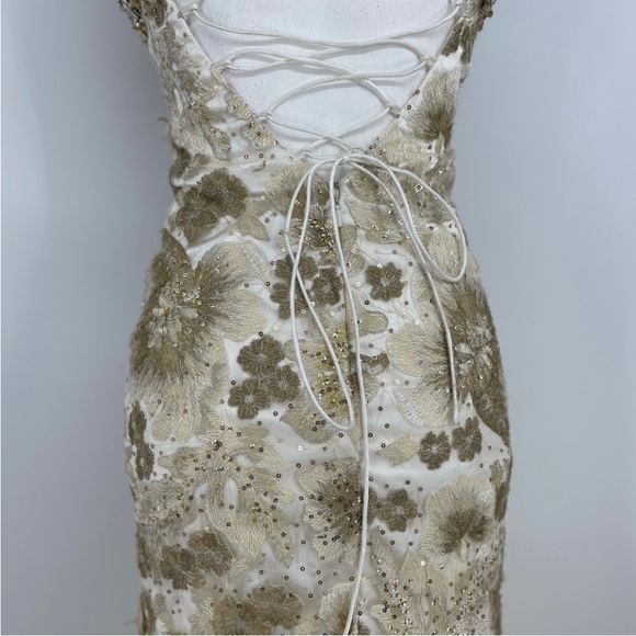 Mac Duggal strapless corset back prom gown - Picture 7 of 16